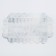 Cookie box, confectionery packaging with PVC lid, "delicious", 21 x 10.5 x 3 cm