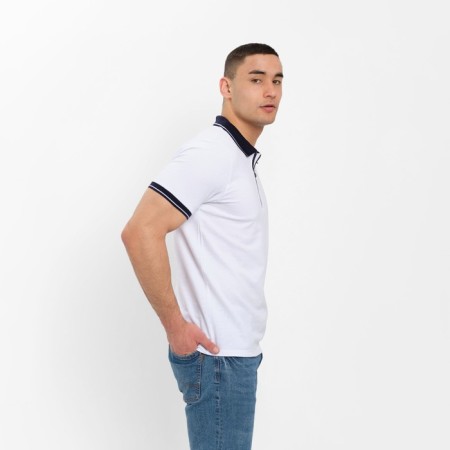 T-shirt (Polo) Male Minaku Regular Fit: White color, rr 54-1