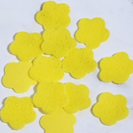 Leaf soap in the layer case 4.5*4.5*2cm (lemon) yellow bag from-1