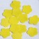Leaf soap in the layer case 4.5*4.5*2cm (lemon) yellow bag from