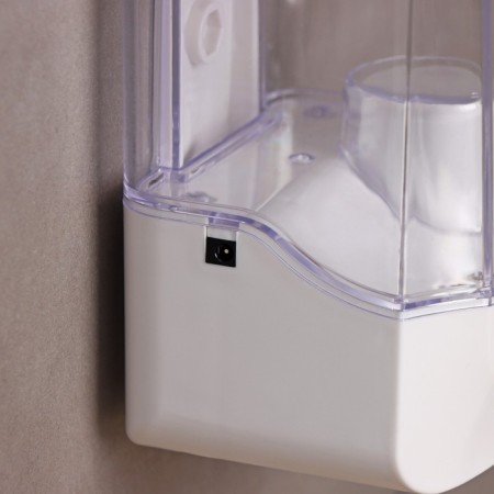 Dispenser for antiseptic/liquid soap, 700 ml, sensory, plastic, white color-5