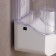 Dispenser for antiseptic/liquid soap, 700 ml, sensory, plastic, white color