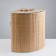 Bellya basket, with a lid, 34x34x52 cm, bamboo, jute
