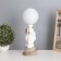Table lamp "Cosmonaut with moon" 1x40W E14 white/gold 12.5x12.5x33cm