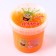 Slime Plus, with balls, container 140 gr., Orange