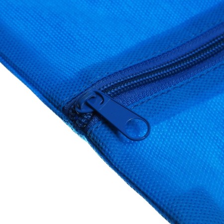 Conference folder with A4 handle, 350 x 270 x 10 mm, textile (spanbond), blue color, calligrata-4