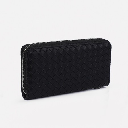 Women's wallet with lightning, black color-1