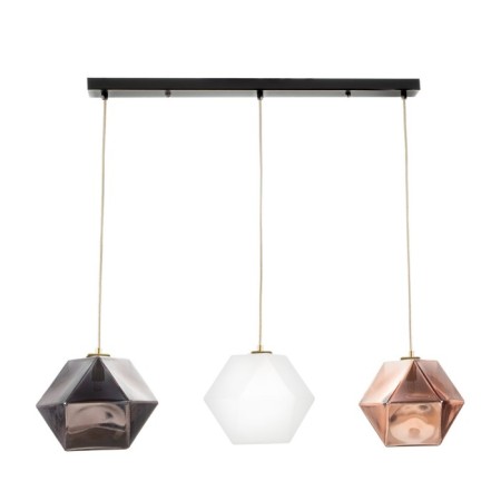 Bayerlux lamp "Christie" 3xg9 black 78x20x20-100 cm