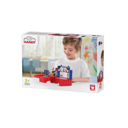 Game set "Fire Station", with accessories and a firefighter figure-1