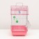 Poultry cell equipped BD-1/1D, 30 x 23 x 39 cm, pink