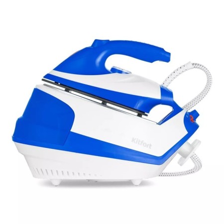 The KITFORT steam generator KT-9135-3, 2000 W, 1200 ml, 35 g/min, iron, white and blue