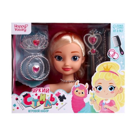Game set "Bright Style", a maneken doll with accessories-5