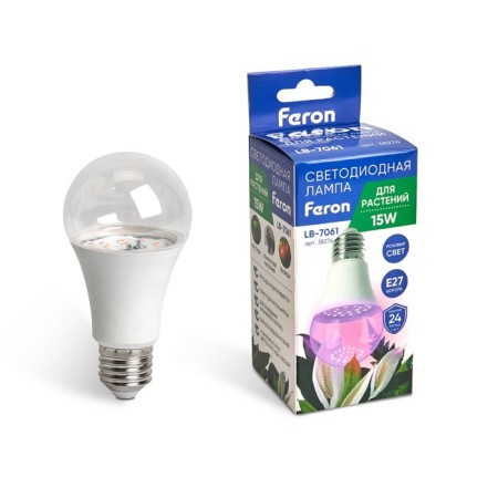 Feron, E27, 15 W, 175-265 V, red-blue lights lamp