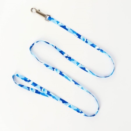 Camouflage set, kapron, leash 120 x 1 cm, fire 21-35 cm, blue-blue-5