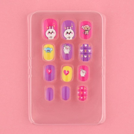 Children's false nails "Milashka", 12 pcs-3