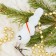 Christmas tree toy "Bunny with a drum" H-9.6cm
