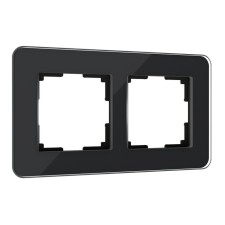 Frame for 2 posts Elite (black, glass) W0022448