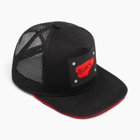 Minaku baseball cap with a patch color black, size 56-58