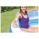 Inflatable pool with a headrest, 229 x 218 x 79 cm, from 3 years old, 57190np intex