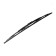 Torso wiper brush 24/600 mm, frame