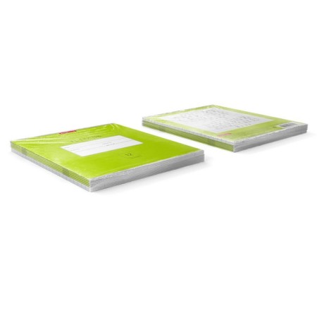 Notebook 12 sheets in the Erichkrause Bright line "Classic", cover coated cardboard, green-2