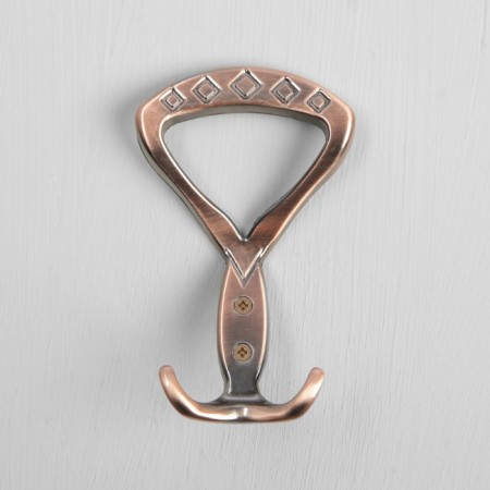 Hook furniture tundra TKT008, three -rod, copper-2