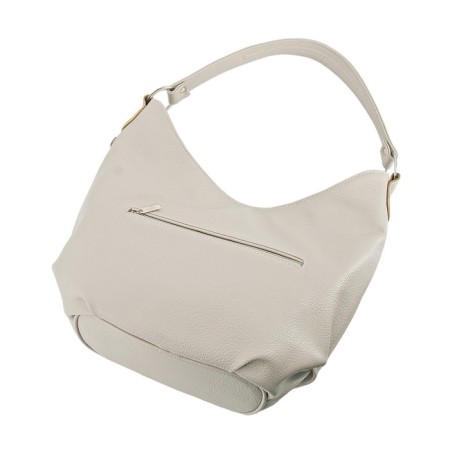 Female bag, artificial leather, beige 40x10x29 cm-2