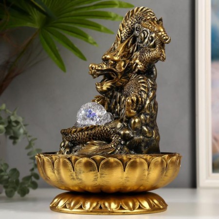 The desktop fountain from the network, the backlight "Golden Dragon" 32x23x23 cm-1