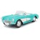 MASTO DIE-CAST 1957 Chevrolet Corvette machine, opening doors, 1:24, turquoise color