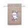 Gift bag with thermonacle "love" 15.5 x 24 cm