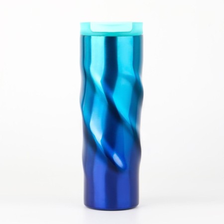 Thermal circle, 500 ml, Master K -spiral, retains heat 8 hours, 7.8x22 cm, turquoise