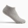 A set of men's socks (3 pairs) shortened, gray color, size 40-44