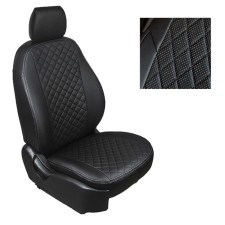Auto-Chelecs from eco-leather rhombus for Volkswagen Tiguan II 2017-n., Set