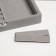 Steam for jewelry "Casket", 7 stripes, 3 cells, 20 × 15 × 4.5, color gray color
