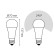 LED LED ELEMENTARY 30W A67 4100K neutr. Bel. E27 2360LM GAUSS 73229