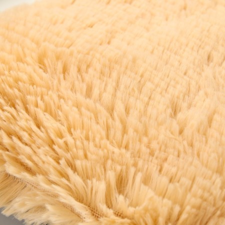 An animals bed, 60*50*15 cm, martial, synthetic winterizer, temptation. Fur, mustard-7