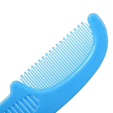 Baby comb + massage hair brush, from 0 months, blue color, mixture-6