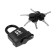 The castle of the hinged "Allur" VS1Ch-376P, D = 10.8 mm, moisture-proof, 6 keys