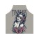Apron of a kitchen with a photo print "Tetan Tata", adjustable, size OS