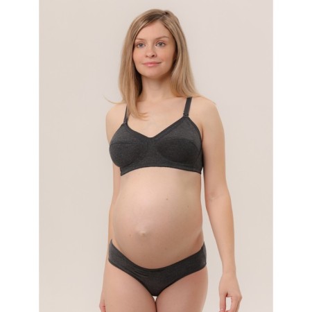 Hunny Mammy feeder for feeding, size (80-D), color dark gray melange-2