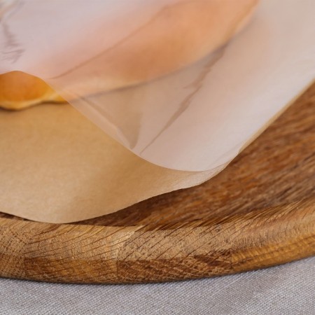Baking packet with a window, craft, 21 x 25 cm-1