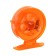 Inertial coil, plastic, diameter 6.5 cm, orange color, 807s