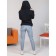 Female Hoods Dizzy, size 52, dark blue color