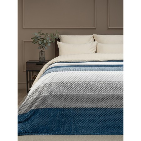 Texrepublic blanket, size 150x200 cm, blue color