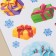 Vinyl stickers on the windows "New Year's holiday", reusable, 70 x 25 cm, New Year