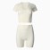 Female set (top, shorts), beige color, One size (42-46)