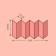 Perforated backing luminaire for heated floors, pink1.8 mm, step 500mm, 8.4m2