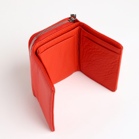 Women's wallet on magnet, redhead color-4