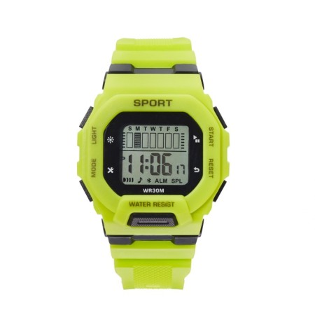 Electronic watch watches, D-4.5 cm, with an alarm clock, green-2
