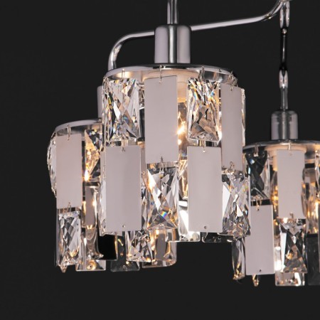 Scoppio chandelier, 5x60W E14, chromium color-2